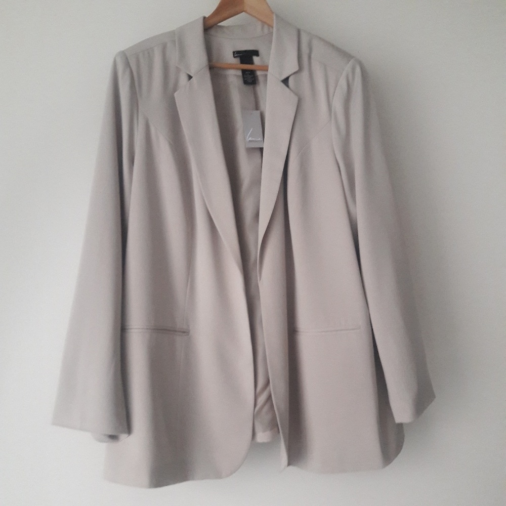 Lane Bryant NWT ivory white suit blazer plus 26/28